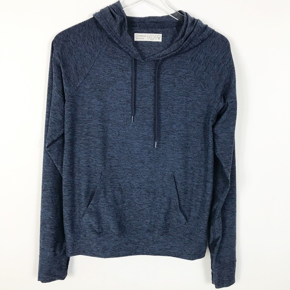 Outdoor Voices Tops - Outdoor Voices | Pullover Hoodie Top Large Blue